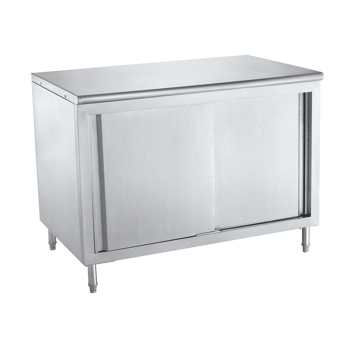WELDED WORKTABLE ENCLOSED WITH SLIDING DOOR